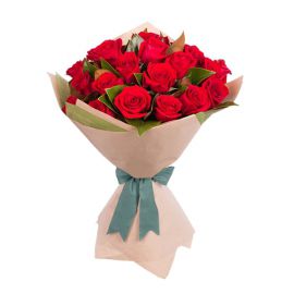  Alanya Flower Order 21 Pieces Red Rose Bouquet