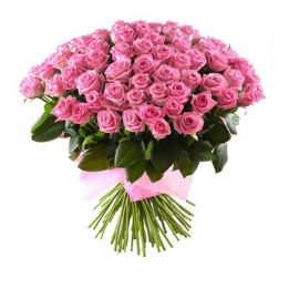  Alanya Florist Bouquet of 71 Pink Roses