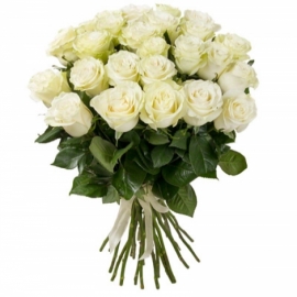  Alanya Florist 25 White Roses